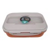 Plasticocina Box Lunch Con Topper Y Cubiertos Lonchera Portátil Con Tapa
