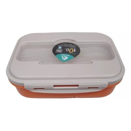 Plasticocina Box Lunch Con Topper Y Cubiertos Lonchera Portátil Con Tapa