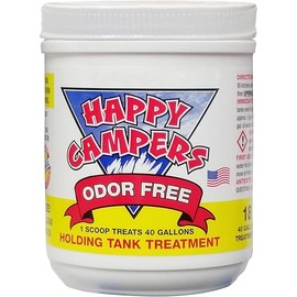 Happy Campers RV Toilet Treatment 18 - Extra Strength Odor Eliminator for Black and Gray Holding Tanks