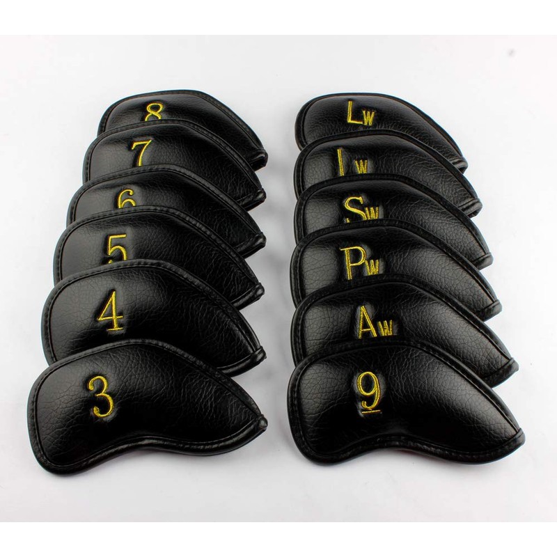 CRAFTSMAN Golf Iron Covers Velcro Closure Headcovers Set of 12