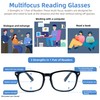 FEIVSN 3 Pack Progressive Multifocus Reading Glasses for Women Men