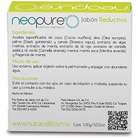 Neopure Jabon Reductivo Barra De 100 G