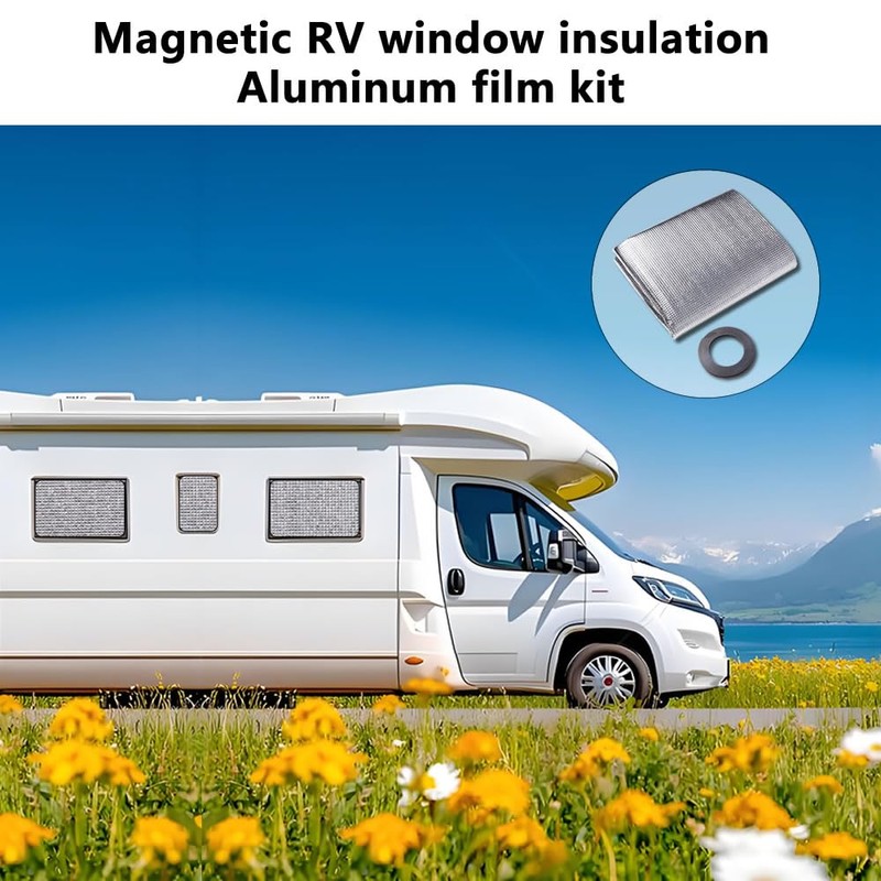 Magnetic Window Insulation Kit Suitable for Summer and Winter, Heat