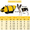 FainFun Dog Life Jacket, Orange, for Small and Large Dogs,