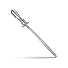 Victhur Honing Steel Kitchen Knife Sharpener Rod 12 Inch Sharpening Steel for Knives Premium Tungsten Steel with 304 Stainless Steel Handle