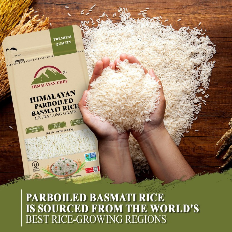 Himalayan Chef - Himalayan Parboiled Basmati Rice, Healthy & Extra