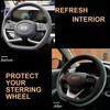 PINCTROT D Shaped Bling Comfy Steering Wheel Cover with Jumbo