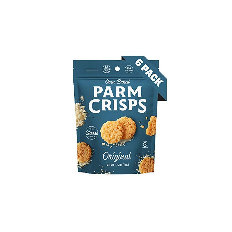 ParmCrisps - Original Cheese Parm Crisps, Made Simply with 100%