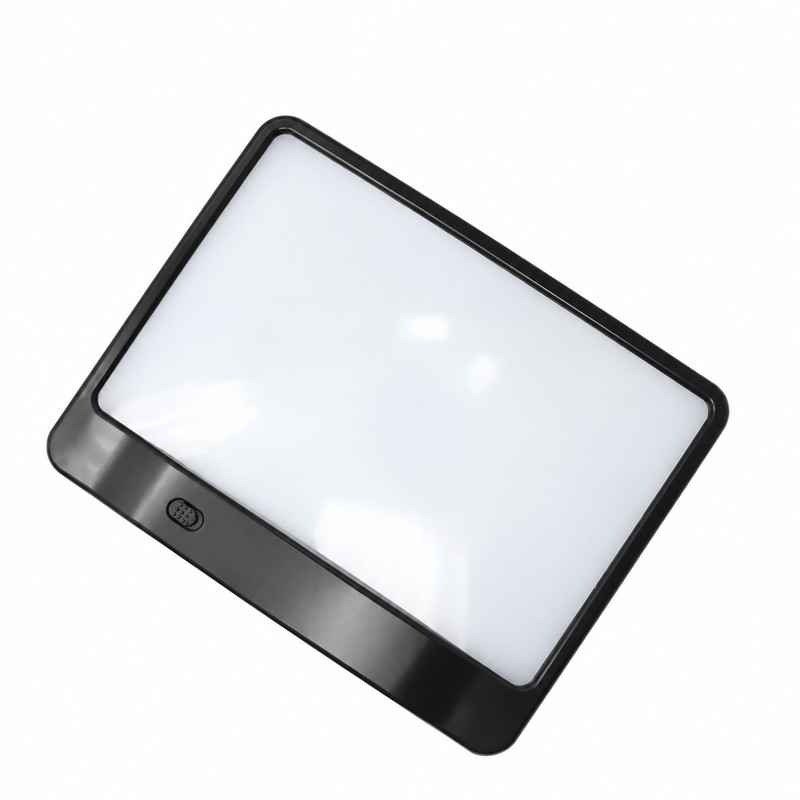 3X Reading Magnifier with LED Lights, Large Lightweight Magnifying Sheet