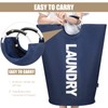 DOKEHOM 90L Large Laundry Basket, Collapsible Laundry Bag, Freestanding Tall