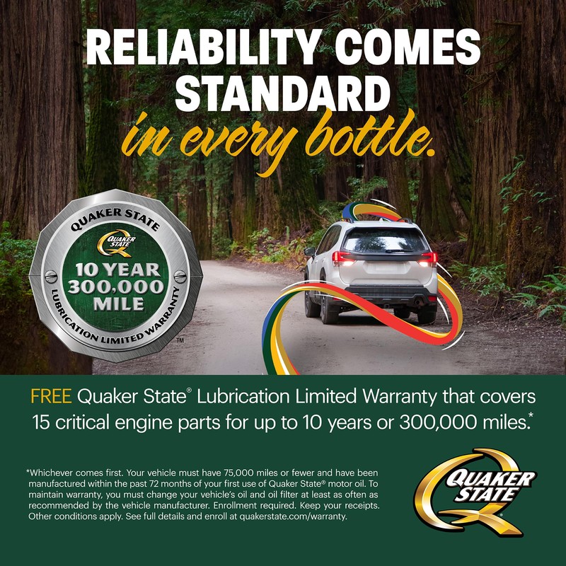 Quaker State Motor Oil, HD 30, 1 Quart (6 Pack)
