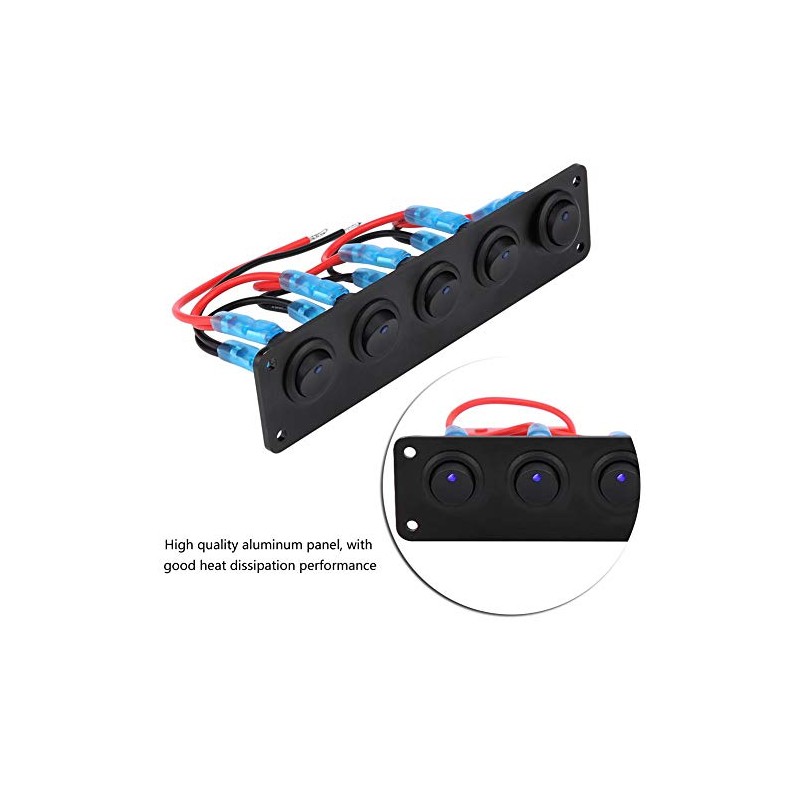 Rocker switch panel.