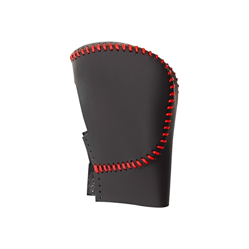 SUNBREATH Compatible with DIY Genuine Black Leather Gear Shift Knob