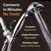 AquaDance For California High Pressure 6-Setting 3.5" Chrome Face Handheld