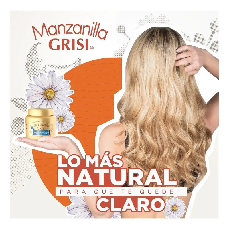 Tratamiento Capilar 3 En 1 Manzanilla Grisi