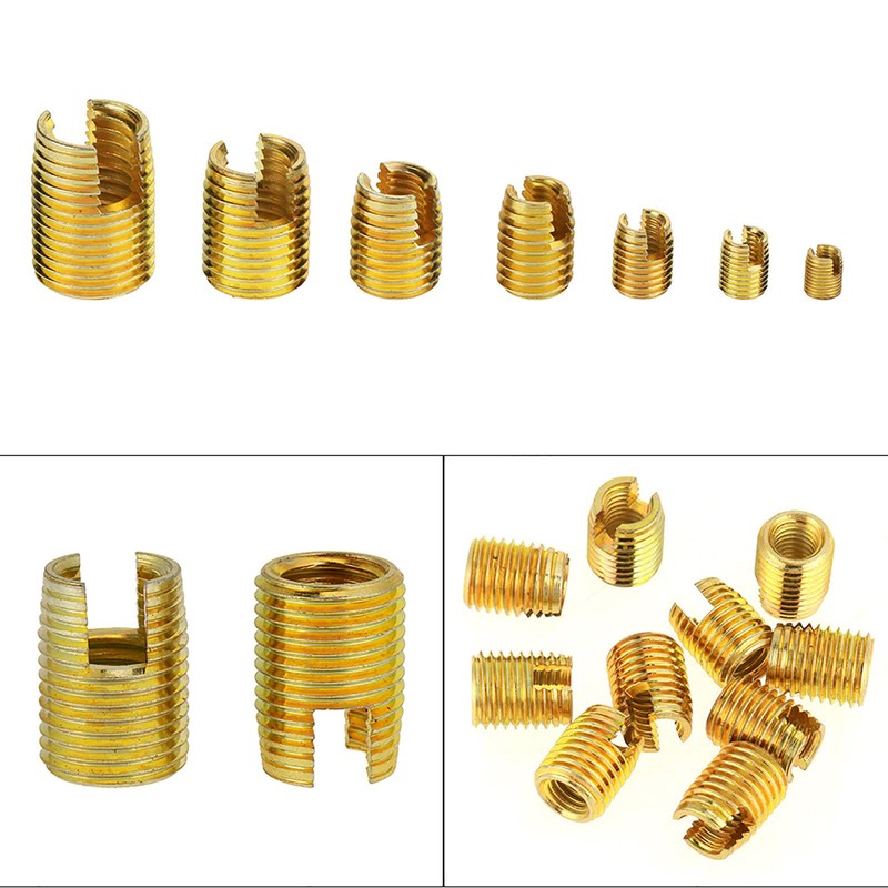 Pack of 50 Self-Tapping Thread Inserts Screw Bushing Repair Kit