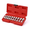 EMENTOL 10PCS 3/8" Drive Universal Joint Socket Set, 6 Point,