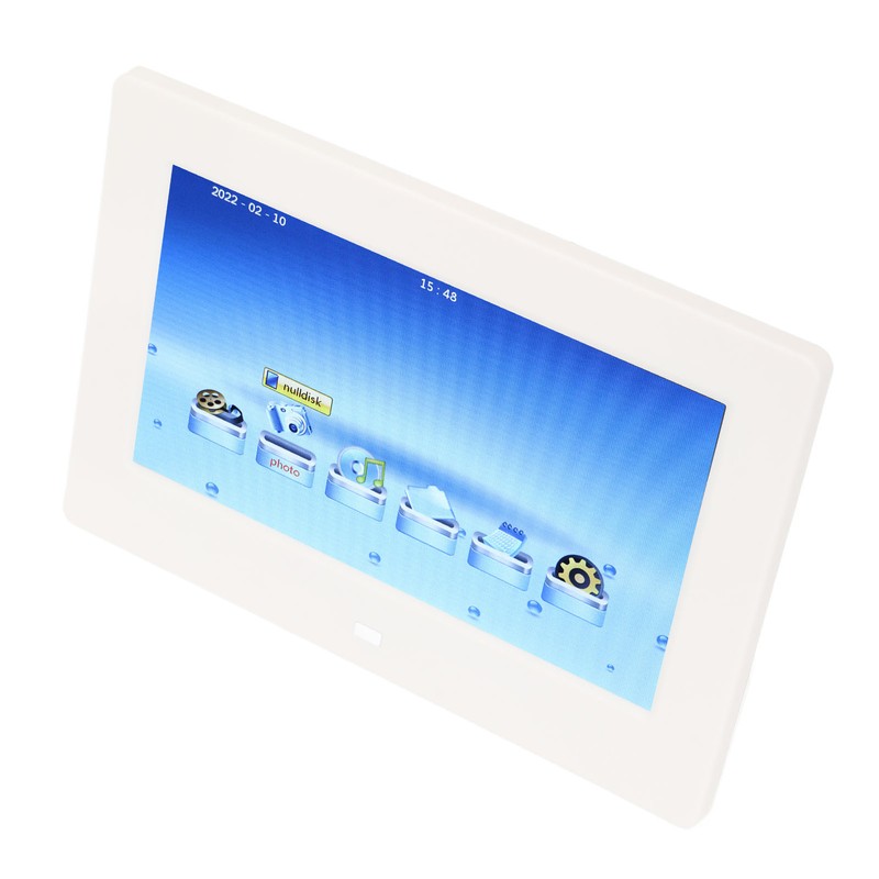 7 Inch White Digital Photo Frame HD Multifunctional Electronic Album