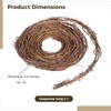1 PCS Natural Grapevine Twig Vines, 15 Ft Craft Garland