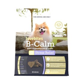 Lovebites B-Calm Stress Relief Chews for Dogs X 30