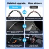Upgrade Nmoiss Windshield Sun Shade Umbrella - [Vinyl Coating Heat