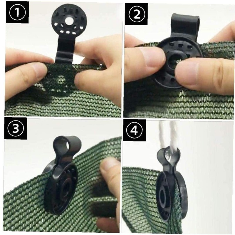 Special Clip with Eyelet Fence Sun Protection Windproof Fabric External