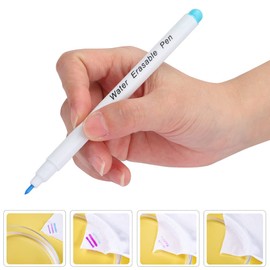 Air Water Erasable Pen Fabric Marker Temporary Marking Auto Vanishing Pen Air Erasable Pen, 10pcs Disappearing Ink Marking Pen for Cloth Marking ToolsMarking & Tracing Tools(Single Head Blue)
