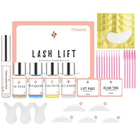 TUBeauty 2024 Eyelash Perming Full Kit, Upgraded Professional Eyelash Perming Eye Lashes Extension Perming Kit Nutritious Eyelashes Curling Lash Lift ICONSIGN (Glue Upgraded Version)