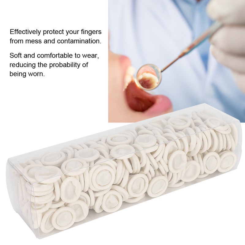 Multi Function Disposable Finger Cots Protective Fingertips Protector Dental Accessory