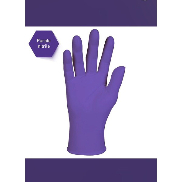 Halyard Kimtech PURPLE NITRILE Exam Gloves XL Case of 900