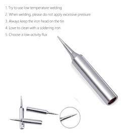 Soldering Iron Tips,900M Solder Tip Replacement, Solder Welding Replacement Tip Kit Use for Hakko, Radio Shack Solder Station etc (5PCS 900M-T-I)