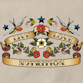 CafePress Live Love Nutrition BBQ Kitchen Apron with Pockets, Grilling Apron, Baking Apron