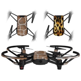 Skin Decal Wrap 2 Pack for DJI Ryze Tello Drone Giraffe 02 Drone NOT Included