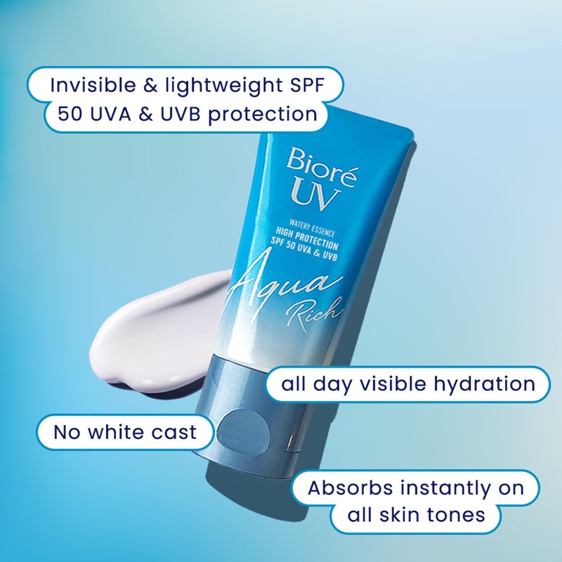 Biore UV Aqua Rich Water Essence Sunscreen SPF 50 50ml