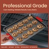 BAKKENMASTER 18-Piece Kitchen Oven Baking Set: Nonstick Gray Marble Coating,