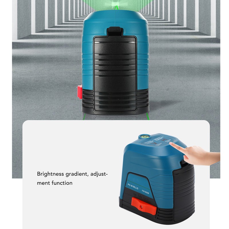 Green Laser Leveler 2 Line Mini Crossed Self Leveling Touch