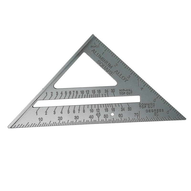 Dapetz ® 6" Aluminum Alloy Roofing Square, Triangle Measuring Gauge,
