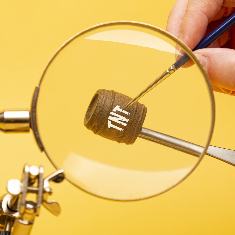 Modelcraft Ultra-Fine Detail Brush Set, Blue, (10/0, 20/0, 30/0, 40/0,