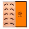 DYSILK 5 Pairs 6D Lashes Faux Mink Eyelashes Wispy Fluffy