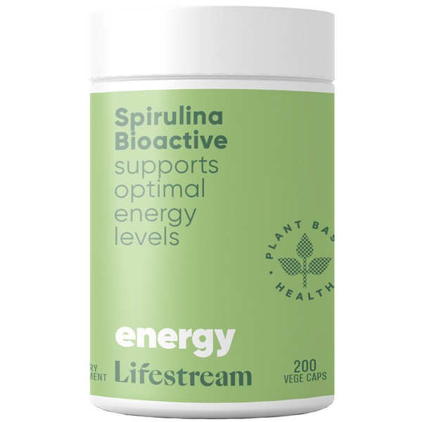 Lifestream Spirulina Bioactive Vege Caps 200