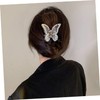 PACKOVE 3Pcs Butterfly Hair Claw Clips Comfortable No Slip Hair