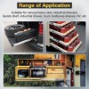 YENUO Heavy Duty Locking Drawer Slides 68kg Lbs - Full