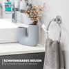 bremermann Bad-Serie Lucente - Handtuchring inkl. Klebeset, Handtuchhalter passend für