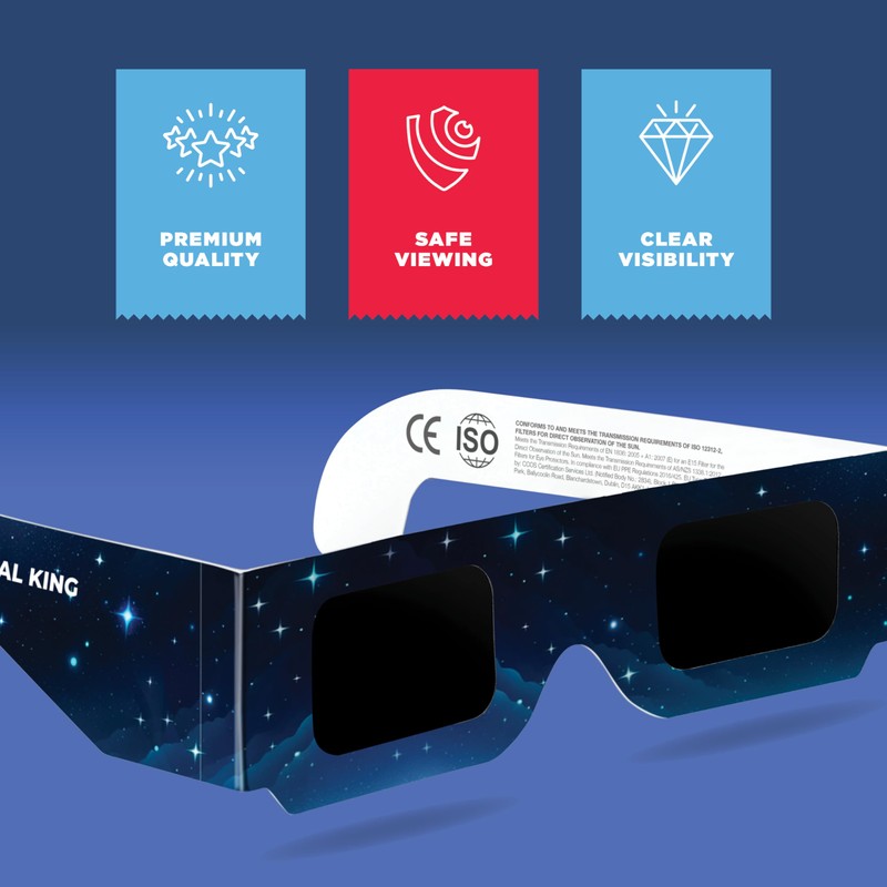 Medical king Solar Eclipse Glasses (10 pack) 2024 CE and