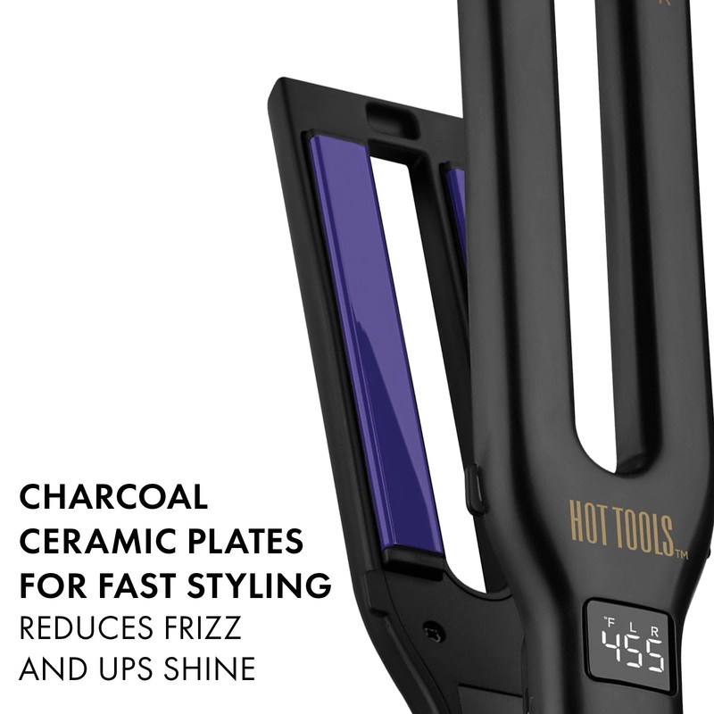 HOT TOOLS Pro Signature Dual Plate Flat Iron Four 1/2