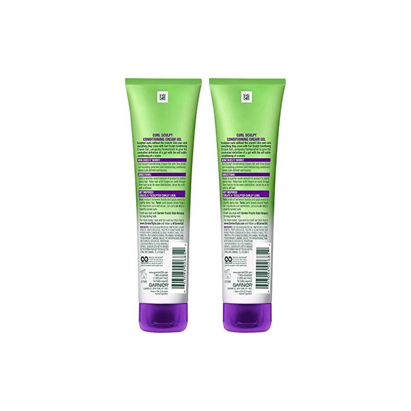 Garnier Hair Care Fructis Style Curl Sculpt Conditioning Cream Gel,