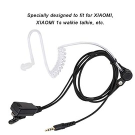 Hilitand Auriculares Con Cable PTT, Portátiles Con Micrófono y Enchufe Giratorio, Monoaural Con Reducción de Ruido Para Personal de Seguridad/Guardaespaldas/Hotel
