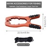 TOYMIS 2pcs Brush Gripper Anchors with 2pcs Ropes, Kayak Grip