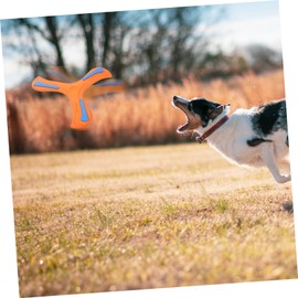 KOMBIUDA 3Pcs Foam Toy Outdoor Throwing Boomerangs for Children Fun Flying Kids Ages and Up Lightweight and Safe for Outdoor Play