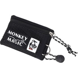 CHUMS 25 Monkey Magic Mesh Key Coin Case 25 Monkey Magic Mesh Key Coin Case CH60-3886, black